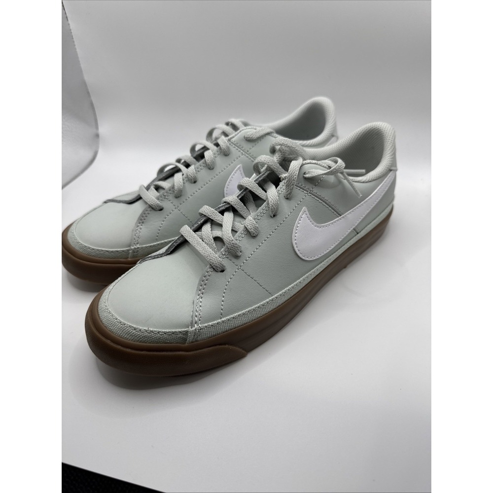Nike Court Legacy Light Silver/White Youth Size 6Y #890